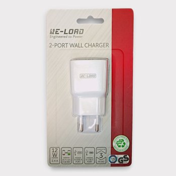 Ładowarka Ścienna Usb Dual Biała Re-Load - RE-LOAD