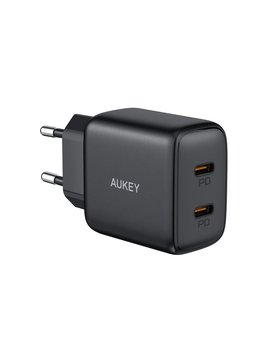 Ładowarka Sieciowa AUEKY Pa-r1s, 20w 2xusb-c Pd 3.0 - Aukey