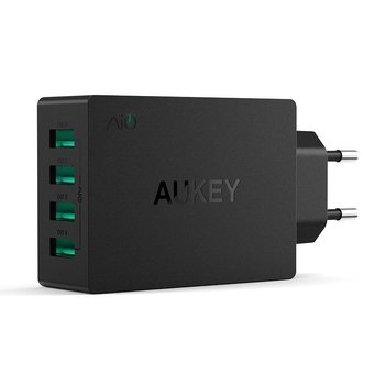 Ładowarka sieciowa AUKEY PA-U36, 8 A, 4 x USB 2.0 - Aukey