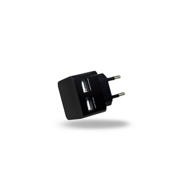 Ładowarka sieciowa AZURI AZTCHEAD2USBDUOBLK, 2 A, 2 x USB - AZURI