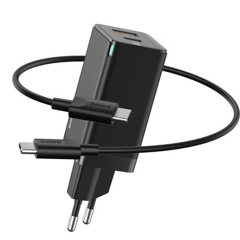 Ładowarka sieciowa Baseus GaN2 C+U, 45W, EU (czarna) - Baseus
