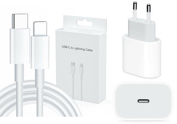 Ładowarka Sieciowa Do Apple Iphone 20W + Kabel Lightning Usb-C - Tradebit