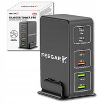 Ładowarka sieciowa Feegar Tower PRO 140W 6x USB Typ-C PD QC3.0