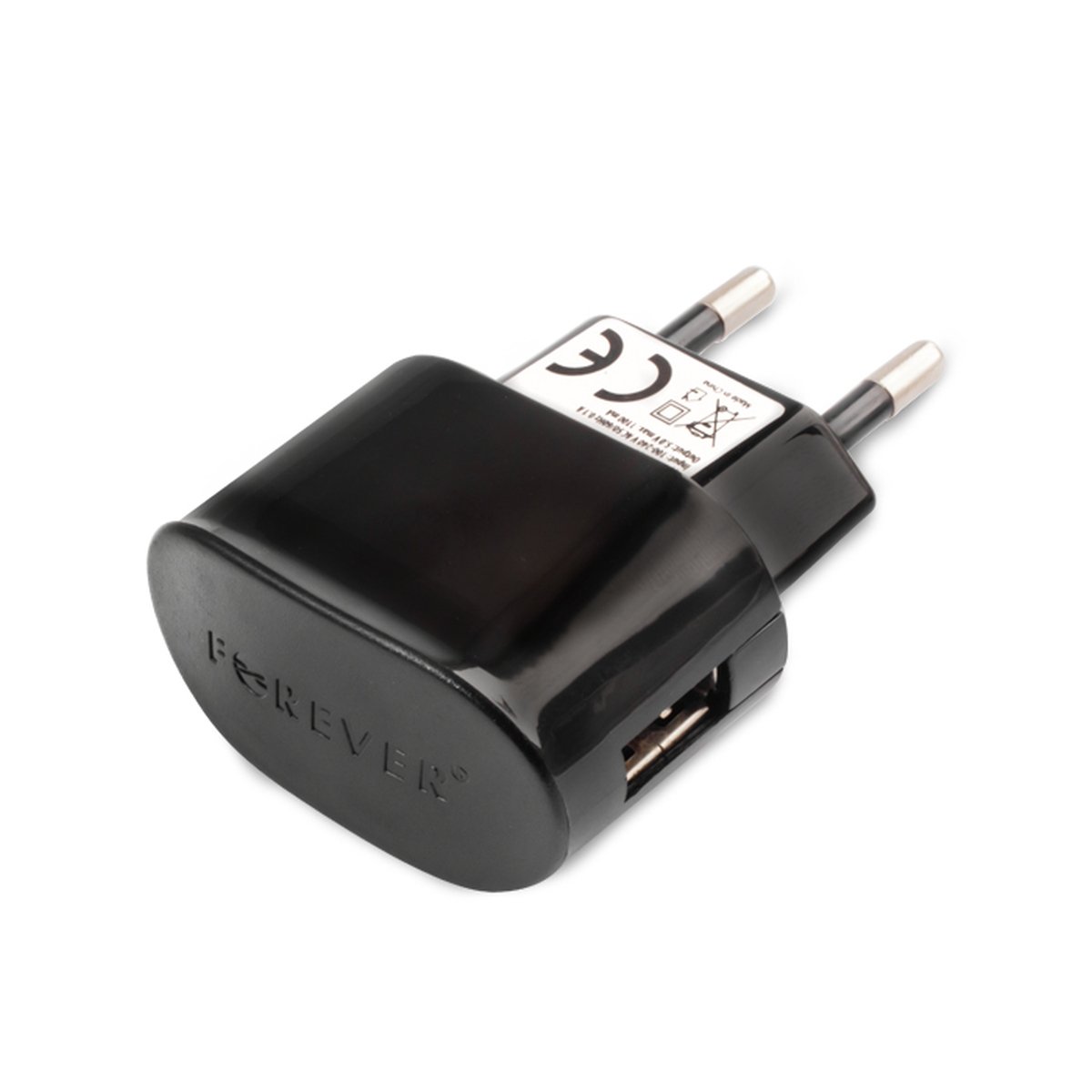 Ładowarka sieciowa FOREVER, 1 A, USB