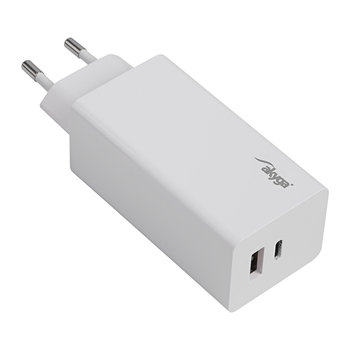 Ładowarka sieciowa GaN USB-C USB-A Akyga AK-CH-20 PD3.0 5-20 V / 3A QC 100W - Akyga