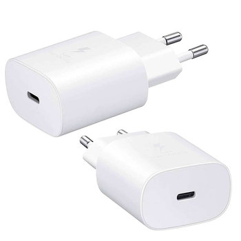 Ładowarka sieciowa Samsung EP-TA800EWE Fast Charge USB-C Type C 25W Biała - Samsung