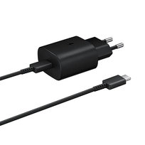 Ładowarka sieciowa Samsung USB-C 25W z kablem USB-C - czarna