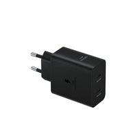 Ładowarka sieciowa ULTRA FAST DUO 50W lub 2 x 25W, GaN (z kablem 45W 1,8M Kolor czarny SAMSUNG EP-T5020XBEGEU Samsung