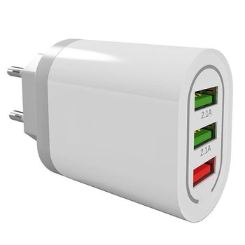 ŁADOWARKA SIECIOWA USB QUICK CHARGE 3.0 18W ładowanie tel. biała PLP37F - Aptel