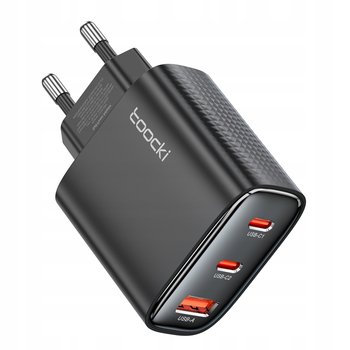 Ładowarka Toocki 40W GaN 1x USB A i 2x USB C Pd 3.0 Charger Type C QC 4.0