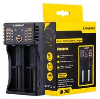 Ładowarka uniwersalna do baterii akumulatorów AAA 18650 LiitoKala Lii-202