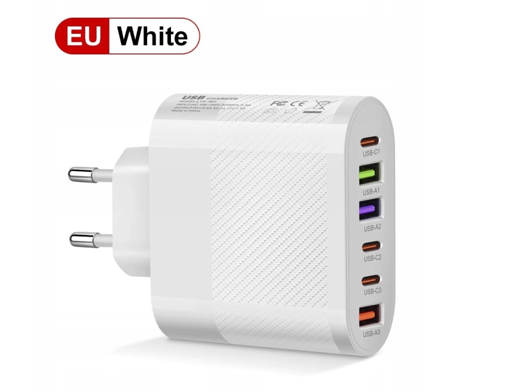 Presa USB 12 Volt Doppia porta QC 3.0 e presa di corrente USB C PD3.0 per auto, Kit di ricambio per accendisigari impermeabile per presa di corrente da 12 V con voltmetro