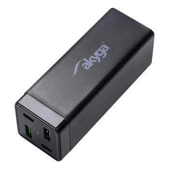 Ładowarka Usb-c + Usb-a Akyga Ak-ch-17 4x Usb Pd3.0 5-20 V / Max 3.25a Qc4+ 65w - Akyga