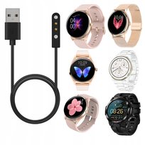 Ładowarka USB Smartwatch KW10 AW88 DT88 PRO E23 K37 R18 ładowanie piny 2mm