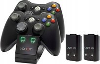 Ładowarka Venom, Stacja Dokująca Padów Xbox 360 + 2x Aku. Venom