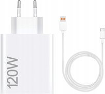 Ładowarka Xiaomi Mi Charging Combo 120W + Kabel USB-C Biała