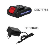 Ładowarka, zasilacz DEDRA DED78786 14,4V, 1h, przeznaczona do DED7878 Dedra