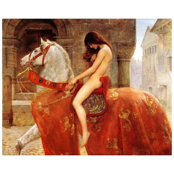 Lady Godiva - John Maler Collier 60x75 - Legendarte