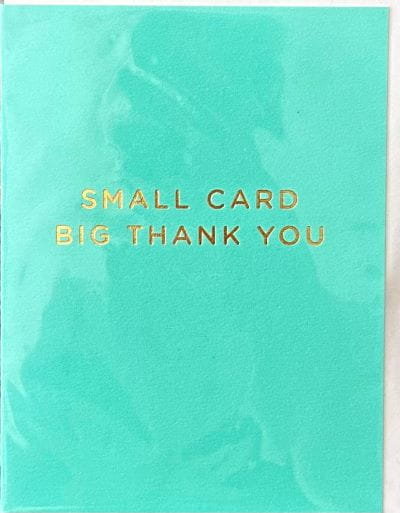 Lagomdesign- Kartka 'Small Card Big Thank You' z kopertą - Inna marka ...