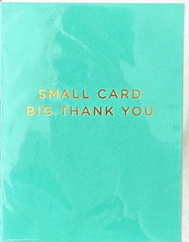 Lagomdesign- Kartka 'Small Card Big Thank You' z kopertą - Inna marka