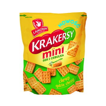 Lajkonik Mini Krakersy ser i cebula 100g - Lajkonik