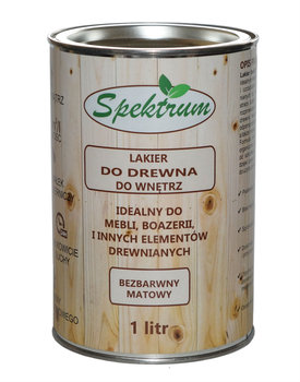 Lakier do drewna bezbarwny SPEKTRUM 1 litr matowy - Spektrum