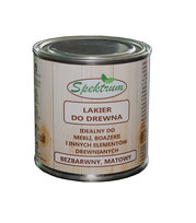 Lakier do drewna bezbarwny SPEKTRUM 250ml matowy