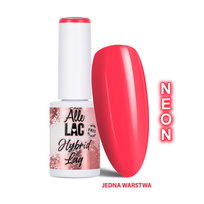 Lakier hybrydowy LED/UV Gel Polish Reds Neon AlleLac HEMA/Di-HEMA Free 6g