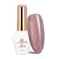 Lakier hybrydowy Molly Nails Shocking Shine Sinner HEMA/Di-HEMA Free 8g Nr 687