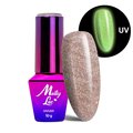 Lakier hybrydowy świecący w ciemności kocie oko MollyLac Night Glowing Suede HEMA/Di-HEMA Free 10g Nr 670 - Molly Lac