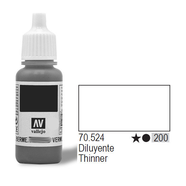 Lakier nr 200 Thinner, 17 ml