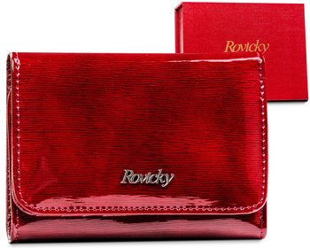 Lakierowany portfel damski z ochroną RFID Protect — Rovicky - Rovicky