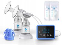 laktator Bellababy podwójny elektryczny 4 tryby, 9 poziomów siły ssania