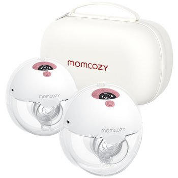Laktator bezprzewodowy Momcozy M5 Podwójny 160 ml – kolor czerwony - Momcozy
