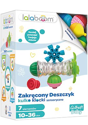 Lalaboom, zabawka sensoryczna Zakręcony Deszczyk, 61467