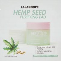 LalaRecipe Hemp Seed Purifying Pad Oczyszczające płatki z konopi 2szt.