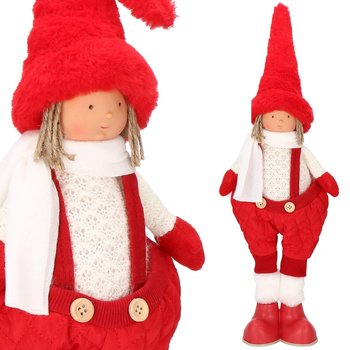 Laleczka 52 cm figurka świąteczna skrzat dziewczynka krasnal - Springos