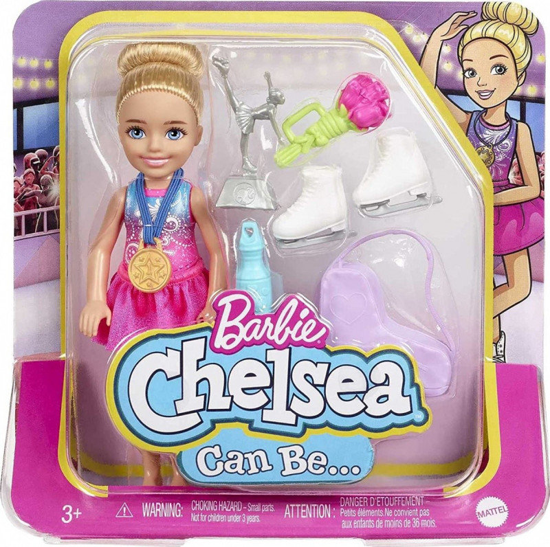 Фото - Лялька Mattel Lalka Barbie Chelsea Możesz być Kariera Łyżwiarka 