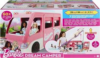 LALKA BARBIE KAMPER MARZEŃ WIELKIE AUTO DLA LALEK BARBIE + AKCESORIA ZE