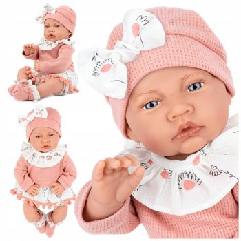 Lalka Bobas Duża Interaktywna Realistyczna Smoczek Kinderplay Mówi 41Cm - Kinderplay