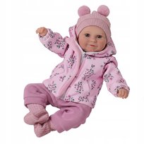 Lalka bobas jak żywa BabeSide 50cm realistyczna miękka z akcesoriami