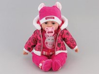 Lalka bobas z dźwiękiem 45cm PL 416567-501225 w pudełku Inna marka