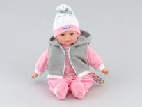 Lalka bobas z polskim dźwiękiem 35cm w worku 417694 Inna marka