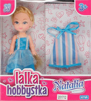 LALKA NATALIA HOBBYSTKA + 1 STRÓJ