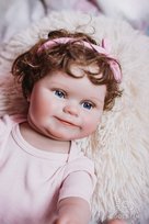 Lalka Reborn realistyczna Doll JAK ŻYWA lalki bobas z włosami czesania PREZENT