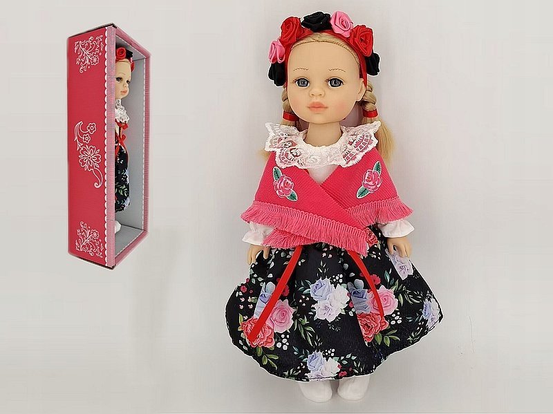 Zdjęcia - Wszystko dla lalek Lalka w stroju ludowym z polskim głosem śpiewa i mówi po polsku twarda 38c