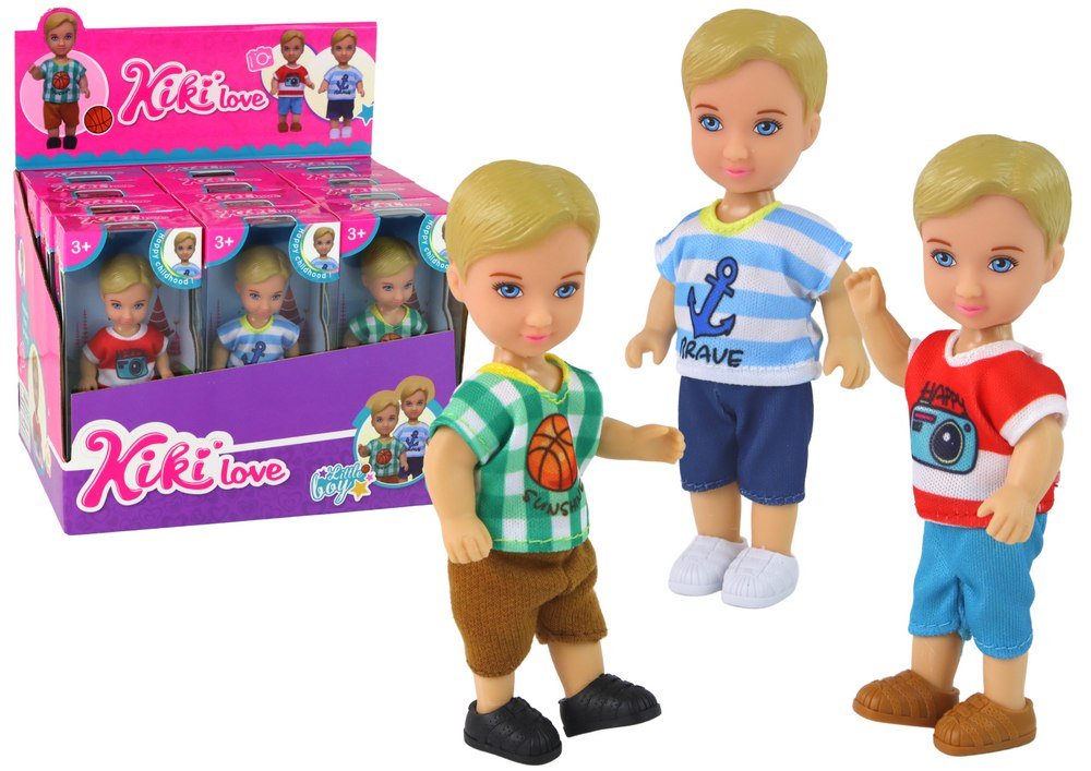 Zdjęcia - Wszystko dla lalek Lalki Dla Dzieci Chłopiec Blondyn Niebieskie Oczy 3 Rodzaje