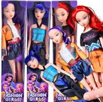 Lalki K-POP Demon 30 cm – Zestaw 3 Szt. Śpiewające z Efektami Dźwiękowymi