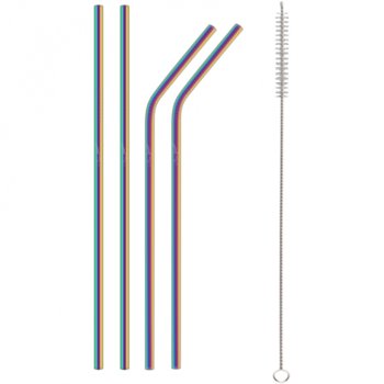 Lamart, Zestaw słomek metalowych Straw LT7053 - Lamart