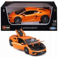 Lamborghini Temerario 1:18 Bburago 18-11052 POMARAŃCZOWY SPORTOWY SAMOCHÓD